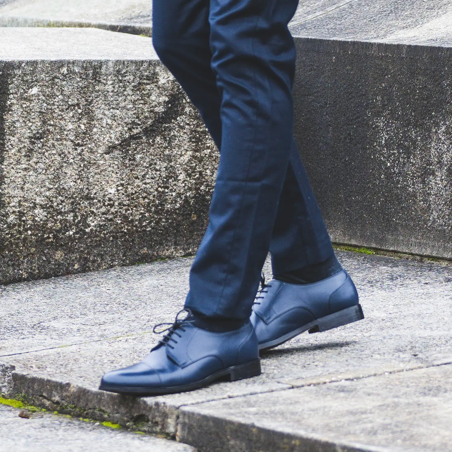 Attorney Derby Black Leather Shoes For Men The Jacket Maker